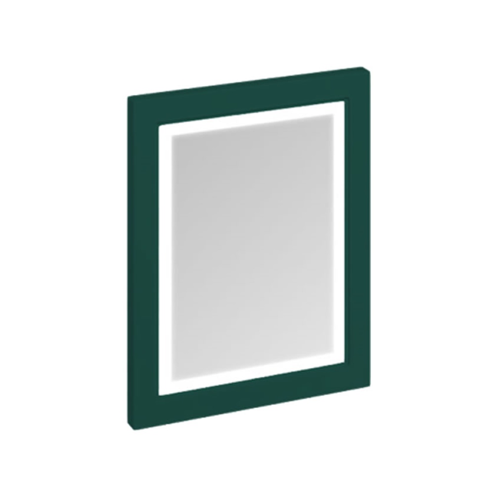 Burlington Matt Green Framed Mirror with LED Illumination